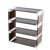 HULIANFU Multi-storey Shoe Rack Multi-functional Organizer Household Cloth Storage Rack Easy To Assemble Dormitory Provincial Space Rack