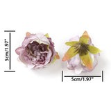 HULIANFU 2023 Silk Peony Artificial Flowers Head Pink Peonies Champagne Fake Flower For Home Wedding Decoration Accessories DIY Handmade Craft