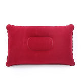 HULIANFU Ultralight Inflatable Air Pillow PVC Nylon Sleep Pillow Outdoor Camping Cushion Travel Car Backrest Airplane Head Rest Support