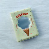 HULIANFU Letter Printed Photo Album 3 Inches Photocard Binder Instax Mini Album Scrapbook For Photos Collect Book Kpop Card Binder