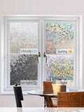 HULIANFU Rainbow Prism Sticker Rainbow Effect Window Film Solar Catcher Sticker Rainbow Prism Window Sticker 3D Rainbow Film Glass Film