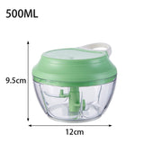 HULIANFU Manual Vegetable Mincers Press Type Household Garlic Meat Cutter Grinders Whisk Stirre Kitchen Food Chopper Mini food Processor