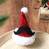 HULIANFU 2023 Christmas Antler Hair Clips Deer Ear Hairpins Festival Christmas Headbands Pine Cones Hair Ball Adult Headwear Hair Accessories