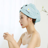 HULIANFU Women Microfiber Towel Hair Towel Bath Towels for Adults Home Terry Towels Bathroom Serviette De Douche Turban for Drying Hair