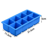 HULIANFU SILIKOLOVE Square Skull Ice Cube Maker Ice Ball Mold Silicone Ice Cube Trays for For Party Bar Summer Whisky Drinks