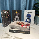 HULIANFU Luxury Fake Books for Decoration Openable Simulation Book Storage Box Coffee Table Books Villa Hotle Home Decor Shooting Props