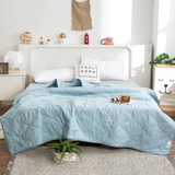 HULIANFU PEIDUO Anti-Mite Summer Cool Quilt Cartoon Thin Quilt Washable Lightweight Duvet Insert 100% Goose Down Filling Double Student