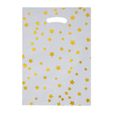 HULIANFU Pure Color Small Five-pointed Star Party Decoration Aluminum Film Bag Candy Bag Birthday Wedding Banquet Gift Bag Baby Shower