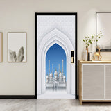 HULIANFU 2023 Simulation Of Gilt Leaves DIY Door Stickers Home Decoration Wall Sticker Kitchen Art Mural Peel &amp; Stick Waterpoof PVC Wallpaper