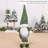 HULIANFU Santa Claus Christmas Doll Merry Christmas Decorations for Home Elk Christmas Ornaments Xmas Tree Decor  Navidad Natal Gifts