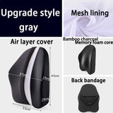 HULIANFU Memory Foam Seat Cushion Orthopedic Pillow Office Chair Cushion Lumbar Cushions Car Seat Butt Hemorrhoid Coccyx Vertebra Sets