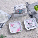 HULIANFU Snack Platter Snack Dish Small Bone Dish Spit Bone Dish Melamine Plate Small Plate Household Bone Bone Small Dish Cake Plate