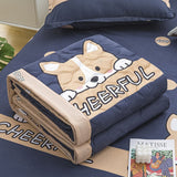 HULIANFU Spring Summer Quilting Quilt Home Air Conditioning Quilts for Adult Kids Washable Soft Cozy Queen Size Comforter Blanket 150x200