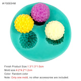 HULIANFU New Mini Flowers Series Silicone Mold DIY Handmade Fondant Cake Baking Chocolate Sugar Cake Tool Resin Polymer Clay Making Mould