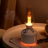 HULIANFU Portable aroma diffuser Simulation Flame USB Ultrasonic Humidifier Home Office Air Humidifier Aromatherapy Flame Lamp Difusor