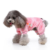 HULIANFU Pet Bathrob Dog Pajamas Sleeping Clothes Soft Pet Bath Drying Towel Clothes winter Warm pajamas for Puppy Dogs Quick Drying
