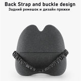 HULIANFU Memory Foam Lumbar Cushion Orthopedic Pillow Office Chair Cushion Support Waist Back Pillow Sets Car Seat Cushion Hips Massager