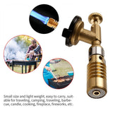 HULIANFU Portable Gas Torch Butane Gas Welding Torch Cooking Blow Torch Copper Gun Torch Butane Lighter Heating Welding Ignition Lighter