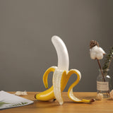 HULIANFU Table Lamp Italy Banana Desk Lamp Night Lights Led Bedroom Bedside Living Room Glass Modern Home Decor Lighting Fixtures