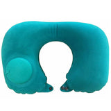 HULIANFU PVC Kids Flight Sleeping Footrest Pillow Resting Pillow On Airplane Car Bus Pillow Inflatable Travel Foot Rest Pillow Foot Pad