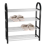 HULIANFU Shoe Rack Aluminum Metal Standing Shoe Rack DIY Shoes Storage Shelf Home Organizer Accessories Shoe Rack