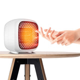 HULIANFU Mini Portable Electric Heaters Fan Room Warmer Table Office Energy Saving Hand Ceramic 800W PTC Home Hot Air Heater Radiator