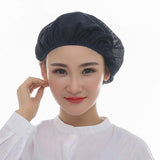 HULIANFU Mesh Chef Hat Reusable Kitchen Restaurant Hotel Bakery Hat Catering Cooking Cap Workshop Cap
