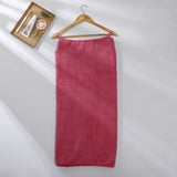 HULIANFU Wearable Microfiber Bathrobe Woman Shower Female Soft Bath Towel for Adults for Home Textiles Bath and Sauna Towels Bathroom