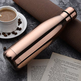 HULIANFU Travel Drinking Kettle Outdoor Sport Water Bottle 500ml Double Wall Stainles Steel Thermos Cup Leakproof Insulated Vacuum Flask