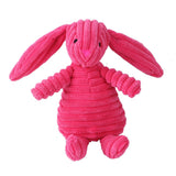 HULIANFU Plush Dog Toy Animals Shape Bite Resistant Squeaky Toys Corduroy Dog Toys for Small Large Dogs Puppy Pets Training Accessories