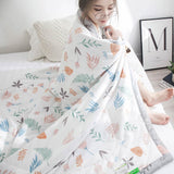 HULIANFU Svetanya Print Thin Quilt Soft Throws Blanket (no Pillowcase)