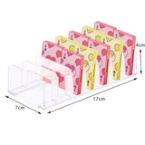 HULIANFU Makeup Blush Organizer Storage for Cosmetics Desktop Makeup Organizer 7-compartment Plastic Eye Shadow Storage Box Organizer