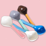 HULIANFU Mutli-function Portable Pet Cat Dog Food Shovel Scoop Feeding Spoon with Sealing Bag Clip Pet Feeders Pet Puppy Kitten Supplies