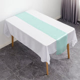 HULIANFU Table Runner Satin Shiny Colour Wedding Decoration Hotel Birthday Party Show Banquet Table Runner