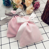 HULIANFU Velvet Gift Bags Jewelry Ribbon Sack 7x9cm 10x12cm 12x15cm pack of 50 Eyelashes Makeup Lipstick Drawstring Pouches