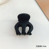 HULIANFU Sweet Solid Color Hair Clip for Women Girls Hair Claw Chic Barrettes Claw Crab Hairpins Styling Fashion Spring Hair Accessories