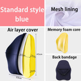 HULIANFU Memory Foam Seat Cushion Orthopedic Pillow Office Chair Cushion Lumbar Cushions Car Seat Butt Hemorrhoid Coccyx Vertebra Sets