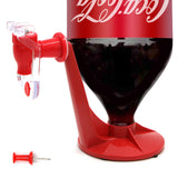 HULIANFU Novelty Saver Soda Beverage Dispenser Bottle Coke Upside Down Drinking Water Dispense Machine Switch for Gadget Party Home Bar