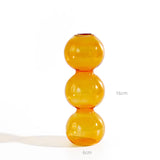 HULIANFU Nordic Creative Glass Bubble Vase Flower Arrangement Spherical Art Flower Ornaments Vases Decoration Home Birthday Gift