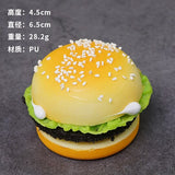 HULIANFU Simulation Fried Chicken Model Food Photo Prop Artificial Hamburger Fake French Fries Cake Funny Toys Fast Food Shop Display Dec
