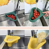 HULIANFU Kitchen Leftover Sink Strainer Sink Swan Drain Basket General  Fruit and Vegetable Drain Basket Multifunctional Drain Basket
