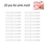 HULIANFU Silicone Ice Cream Mold Popsicle Siamese Molds with Lid DIY Homemade Ice Lolly Mold Cartoon Cute Image Handmade Kitchen Tools