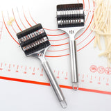 HULIANFU Manual Noodle Cutter Multifunctional Noodle Rolling Press Stainless Steel Noodle Knife Kitchen Manual Noodle Tool Ferramentas