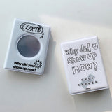 HULIANFU Letter Printed Photo Album 3 Inches Photocard Binder Instax Mini Album Scrapbook For Photos Collect Book Kpop Card Binder
