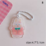 HULIANFU Lovely Bear photo album 3 Inch Love Heart Hollow Kpop Card Binder Name Card Book Photo Album Card Photocard ID Holder 40 Pockets