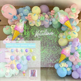 HULIANFU QIFU Macaron Balloons Garland Latex Ballons Arch Happy Birthday Party Decor Kids Adult Wedding Baloon Chain Baby Shower Balon