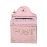 HULIANFU Outdoor Garden Retro Mailbox Decorative Wall Mounted Metal Country Mailbox Post Box