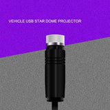 HULIANFU Mini LED Projection Lamp Star Night Light USB Star Top Atmosphere Light For Bedroom Home Decor Auto Universal Projection Lamps