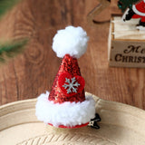HULIANFU 2023 Christmas Antler Hair Clips Deer Ear Hairpins Festival Christmas Headbands Pine Cones Hair Ball Adult Headwear Hair Accessories