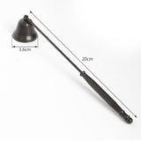 HULIANFU Wick Trimmer Stainless Steel Candle Cutter Oil Lamp Trim Scissors Candle Extinguisher Horn Shape Candle Cover Tool  Accessories